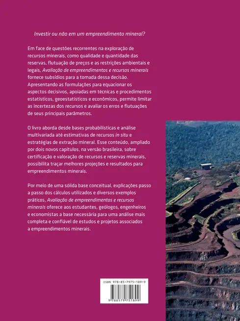 Avaliação de empreendimentos e recursos minerais