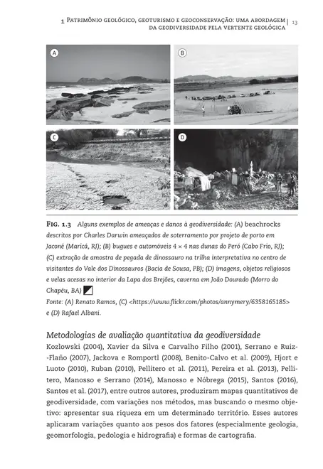 Geoturismo, geodiversidade e geoconservação