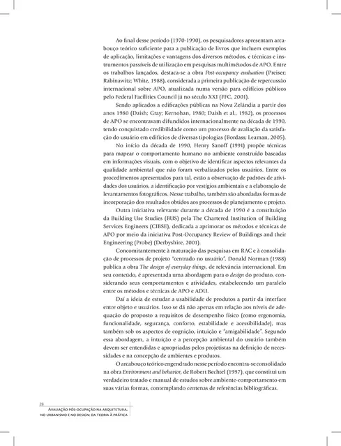 Avaliação pós-ocupação