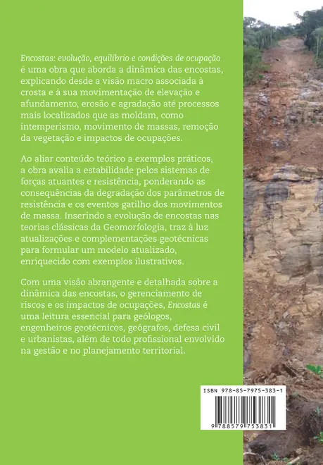 Encostas: evolução, equilíbrio e condições de ocupação