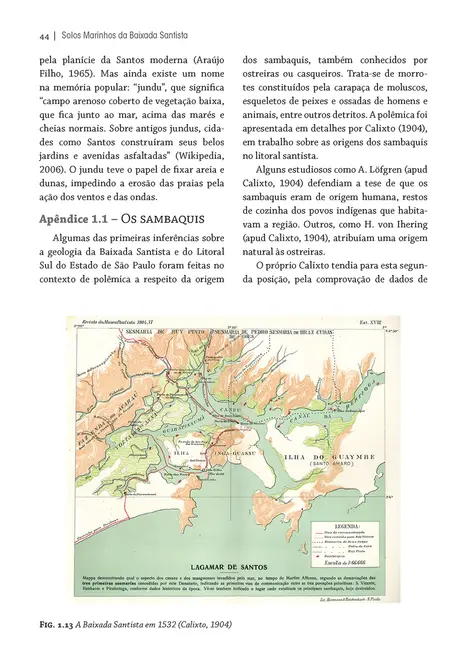 Solos marinhos da Baixada Santista