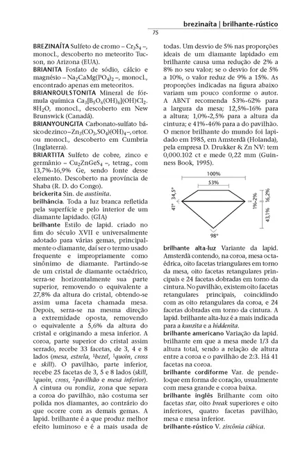 Dicionário de mineralogia e gemologia