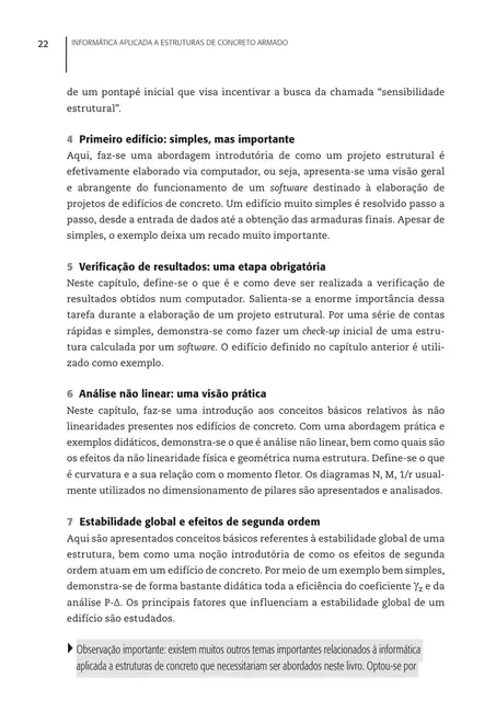 Informática aplicada a estruturas de concreto armado