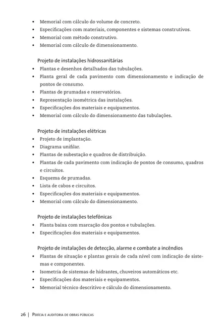 Perícia e auditoria de obras públicas