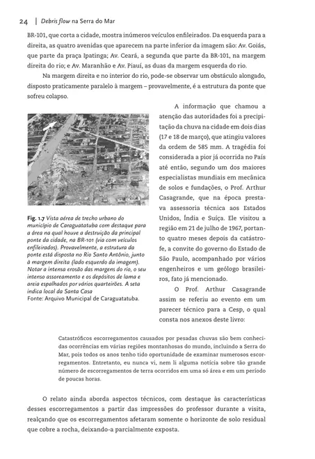 Debris flow na Serra do Mar