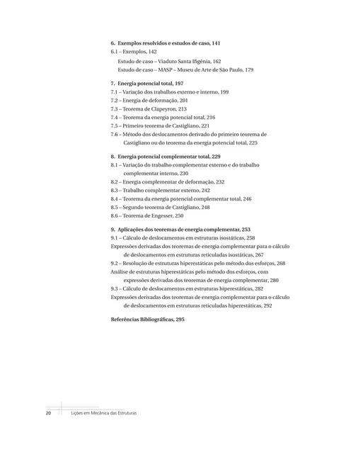 Lições em mecânica das estruturas