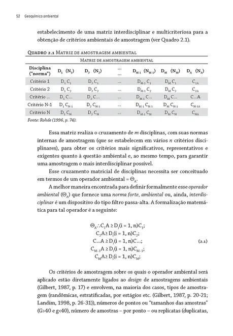 Geoquímica ambiental e estudos de impacto
