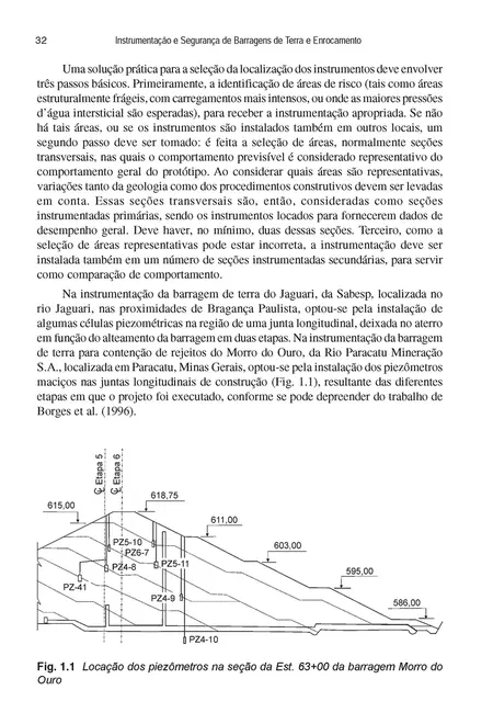 Instrumentação e segurança de barragens de terra e enrocamento