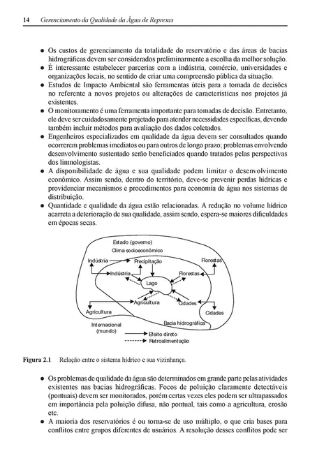 Gerenciamento da qualidade da água de represas
