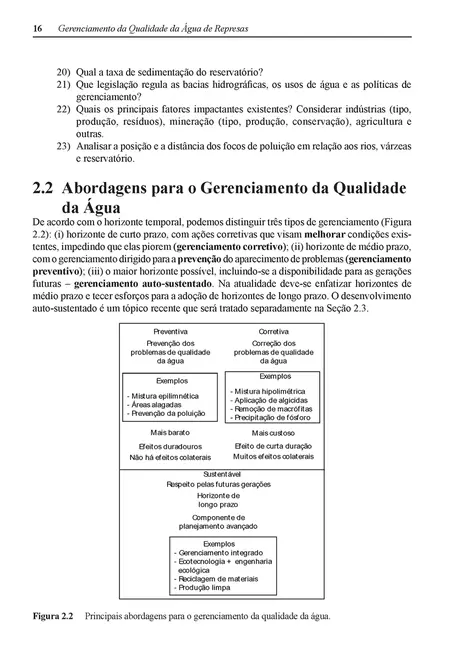 Gerenciamento da qualidade da água de represas