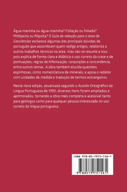 Guia de redação para a área de geociências