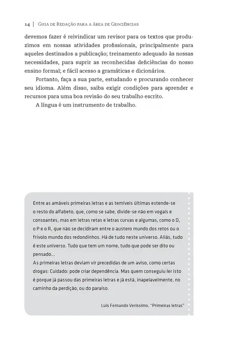 Guia de redação para a área de geociências