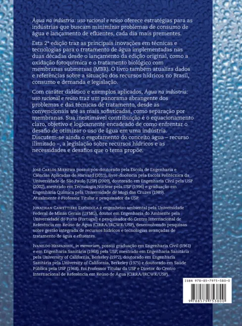 Água na indústria: uso racional e reúso