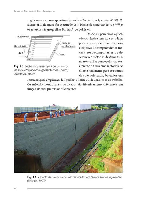 MUROS E TALUDES DE SOLO REFORCADO