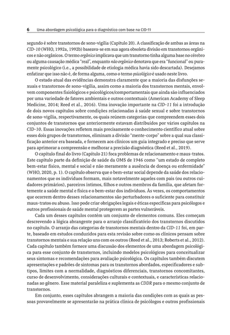 Uma Abordagem Psicológica Para o Diagnóstico com Base na CID-11