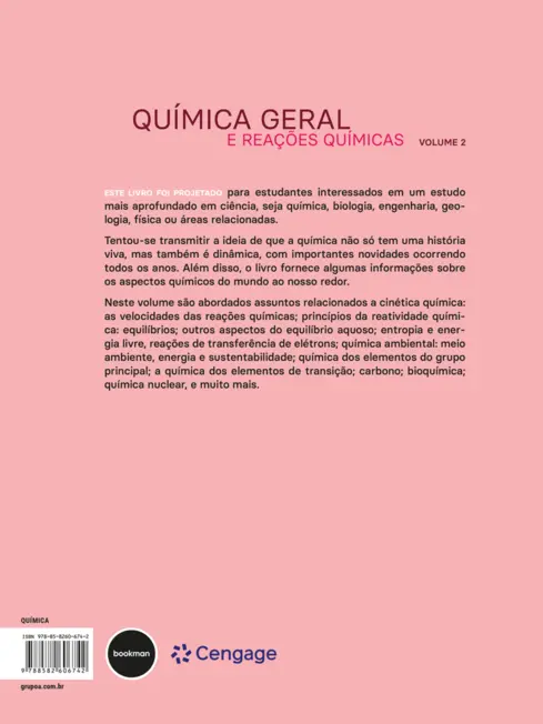 Química Geral e Reações Químicas Vol.2 10ed.