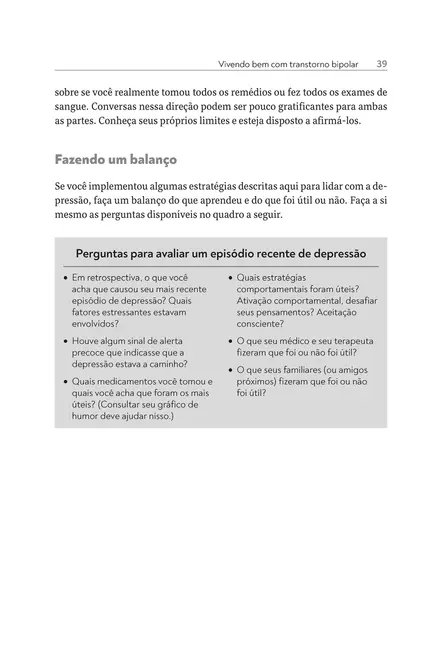 Vivendo Bem com Transtorno Bipolar