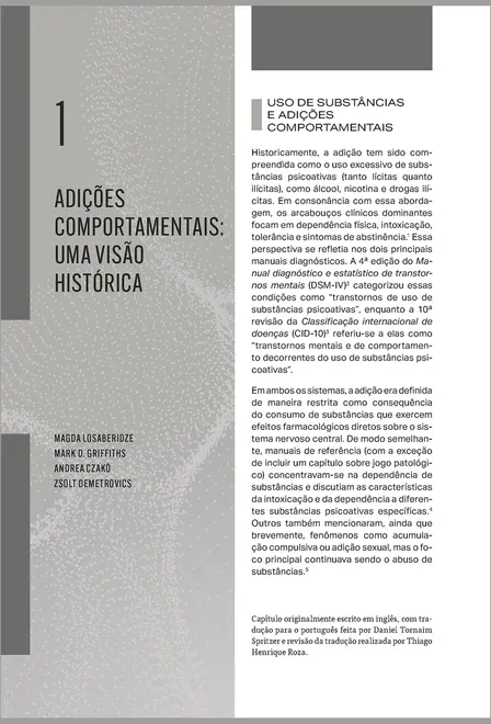 Adições Tecnológicas e Outras Adições Comportamentais