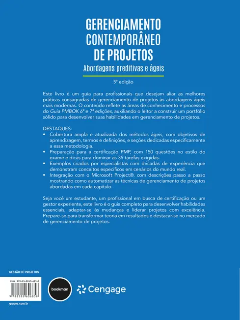Gerenciamento Contemporâneo de Projetos - 5.ed.