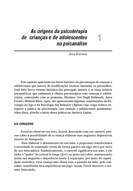 Crianças e Adolescentes em Psicoterapia