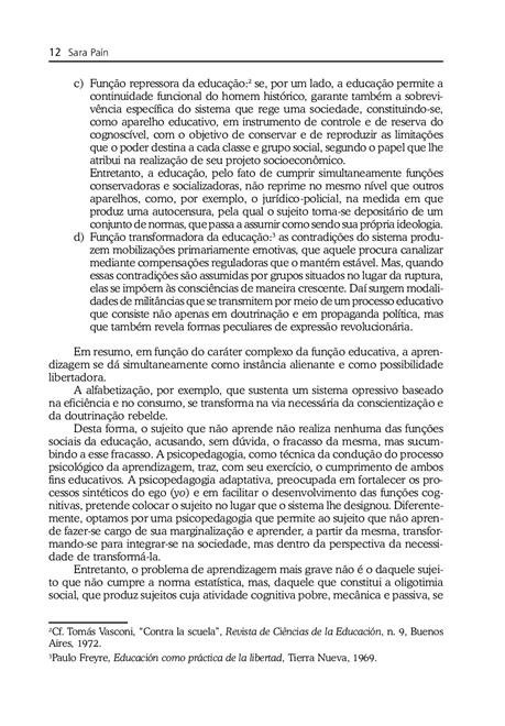 Diagnóstico e Tratamento dos Problemas de Aprendizagem