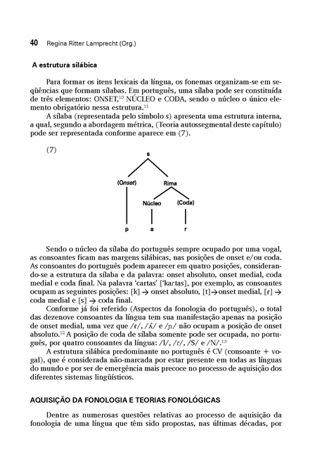 Aquisição Fonológica do Português