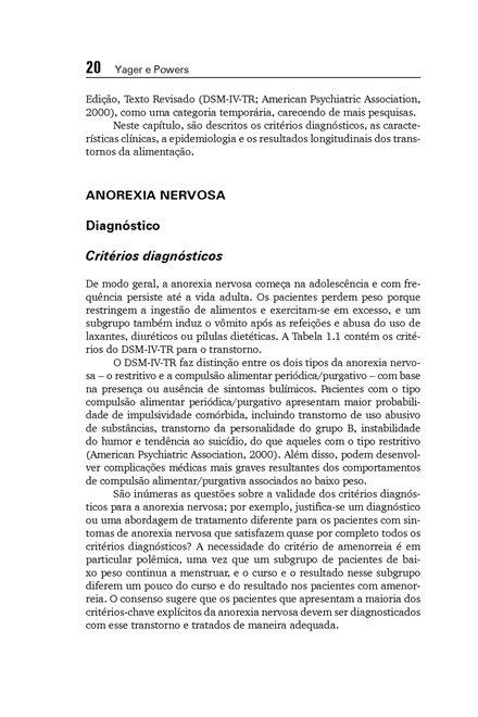 Manual Clínico de Transtornos da Alimentação