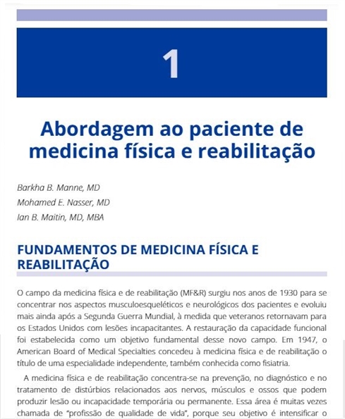 Medicina Física e Reabilitação