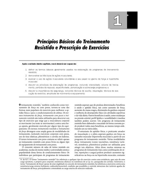 Fundamentos do Treinamento de Força Muscular