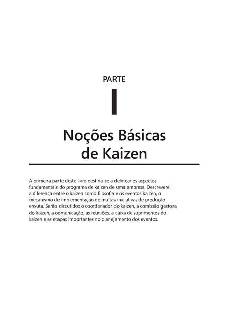 Kaizen e Implementação de Eventos Kaizen