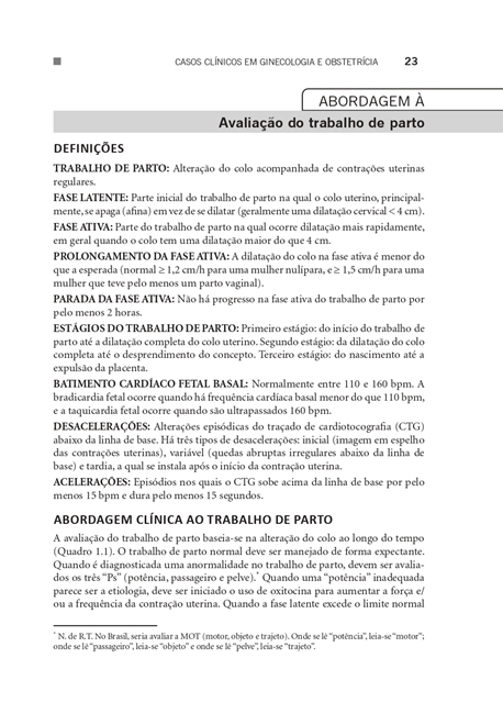 Casos Clínicos em Ginecologia e Obstetrícia