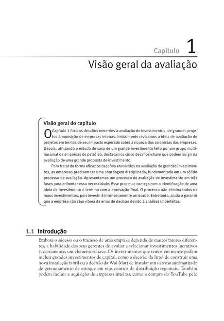 Avaliação de Projetos e Investimentos {Valuation}