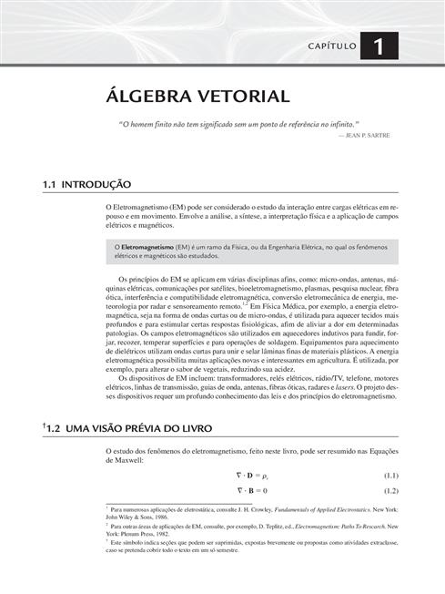 Elementos de Eletromagnetismo