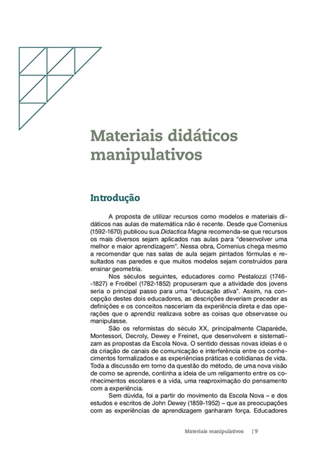 Materiais Manipulativos para o Ensino de Sólidos Geométricos