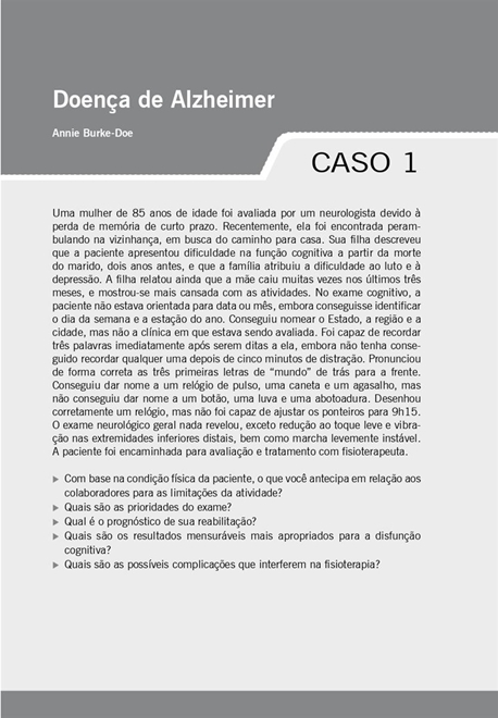 Casos Clínicos em Fisioterapia e Reabilitação Neurológica