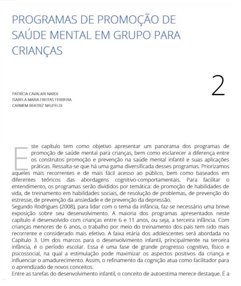 Terapia Cognitivo-Comportamental em Grupo para Crianças e Adolescentes