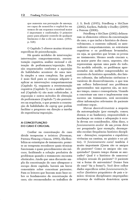 Técnicas de Terapia Cognitiva para Crianças e Adolescentes