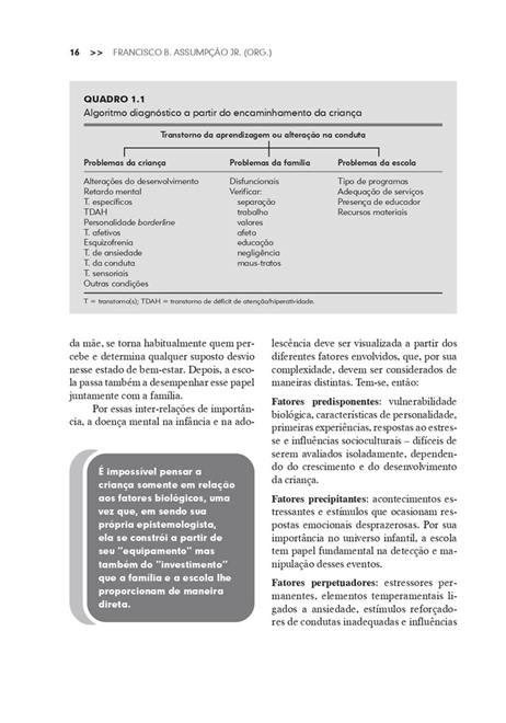 Psiquiatria da Infância e da Adolescência