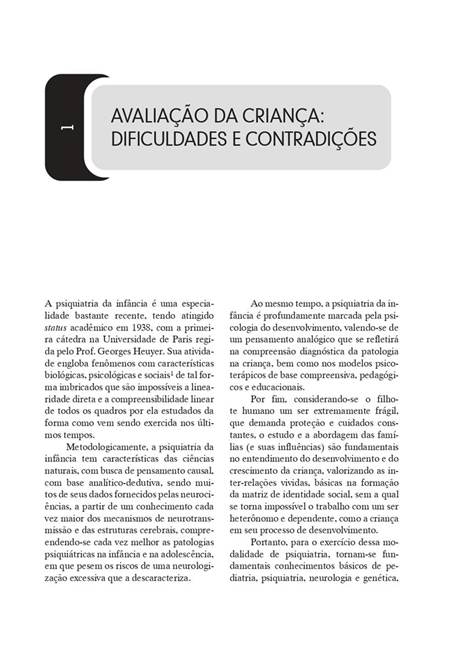 Psiquiatria da Infância e da Adolescência