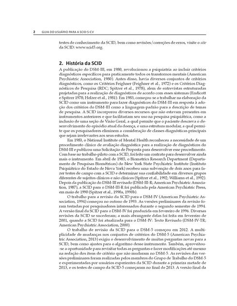 Entrevista Clínica Estruturada para os Transtornos do DSM-5