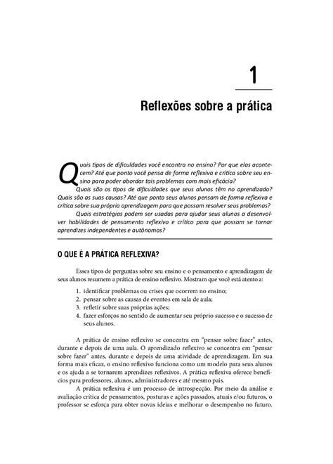 Como Ser um Professor Reflexivo em Todas as Áreas do Conhecimento