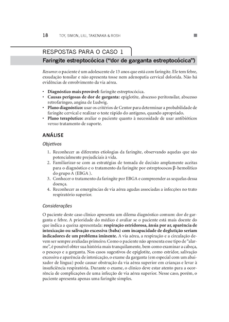 Casos Clínicos em Medicina de Emergência