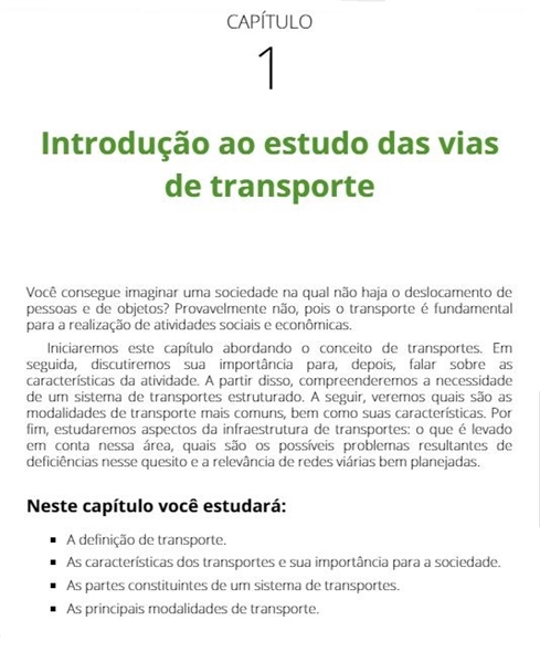 Vias de Transporte