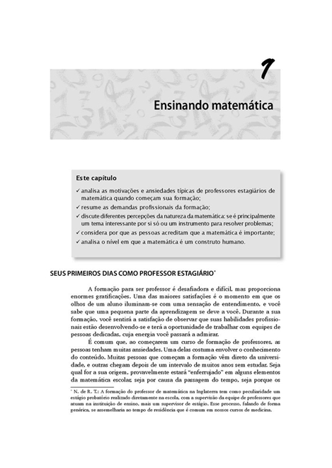 Ensinando Matemática para Adolescentes