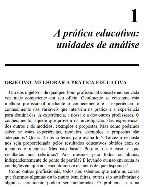 A Prática Educativa