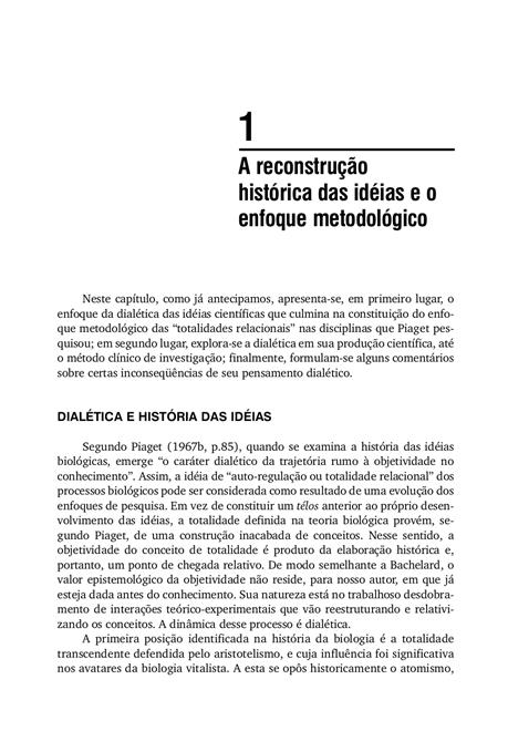 Dialética e Psicologia do Desenvolvimento