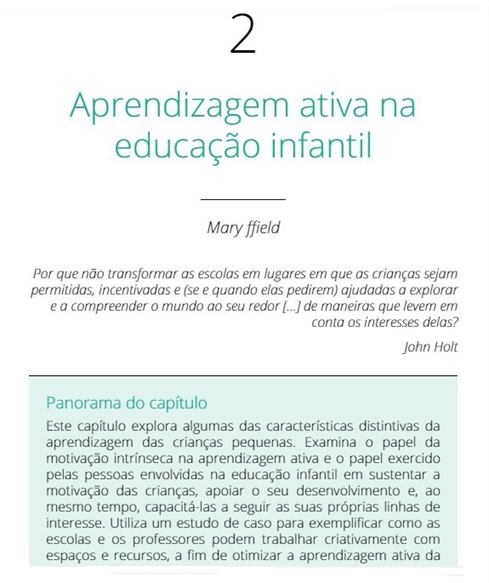 Aprendizagem ativa nos anos iniciais do ensino fundamental