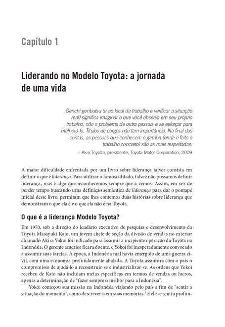 O Modelo Toyota de Liderança Lean