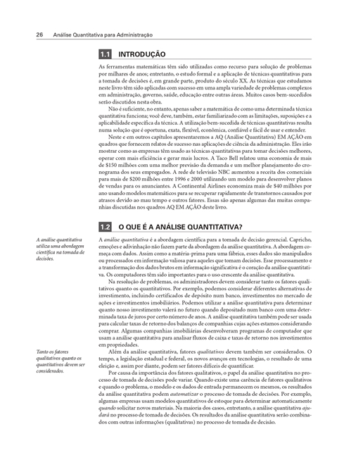 Análise Quantitativa para Administração