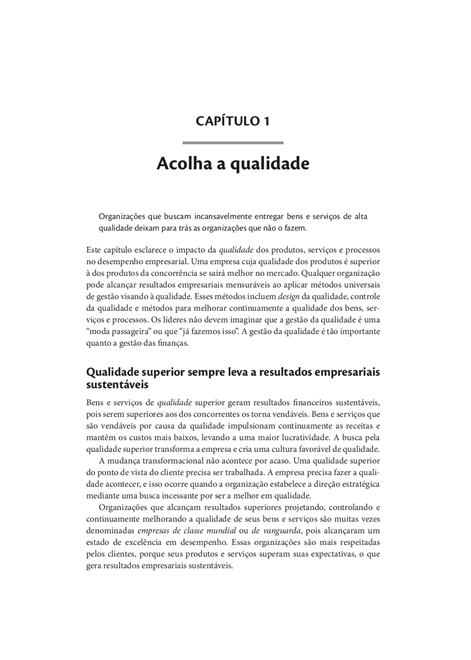 Fundamentos da Qualidade para Líderes